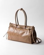 Prada Bonnie Large Leather Handbag - Image 2